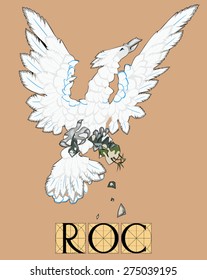 Roc bird with title