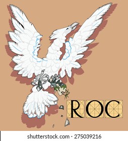 Roc bird with title