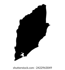 Rocha Department Karte, Verwaltungsabteilung von Uruguay. Vektorgrafik.