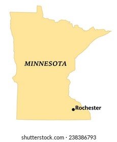 Rochester, Minnesota Locate Map