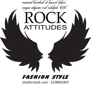 Rock attituade stylish fashionable t-shirt 