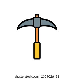 Ilustración del vector de iconos de Rock Ax