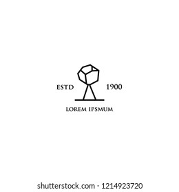 rock balance logo icon designs vector