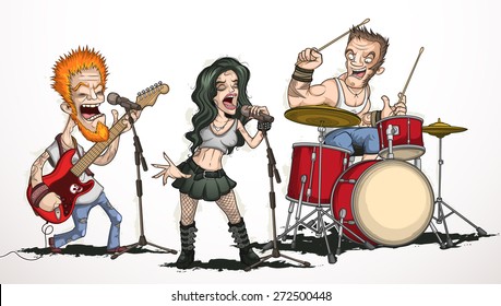 Cartoon-punk Images, Stock Photos & Vectors 