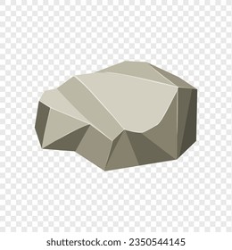 Hombro de roca. Piedra de forma natural. ilustración vectorial.
