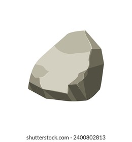 Rock boulder. Natural shape stone. vector illustration.