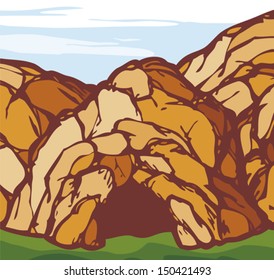 rock cave
