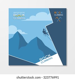 Rock Climbing Flyer Template