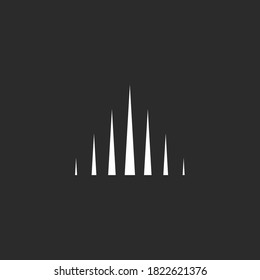 rock climbing logo. mountain icon