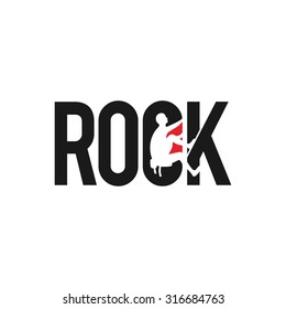 Rock Climbing Logo Vector