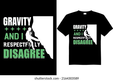 Rock climbing t shirt design vector file