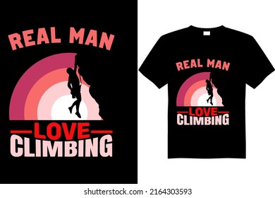 Rock climbing t shirt design vector file