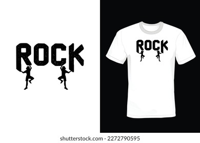 Rock Climbing T shirt design, vintage, typography