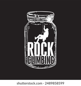 diseño gráfico de Vector de escalada