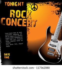 Rock concert design template