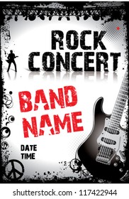 Rock concert poster