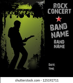 Rock concert poster