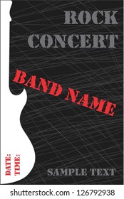 Rock concert poster
