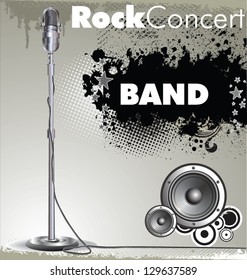 Rock concert poster