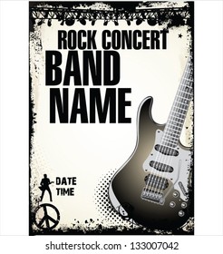 rock concert poster