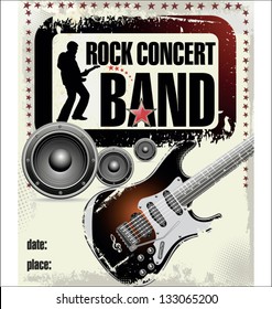 Rock concert poster