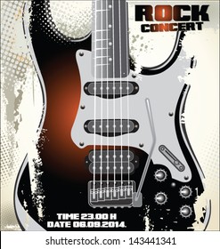 Rock concert poster