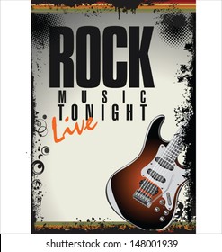 Rock concert poster