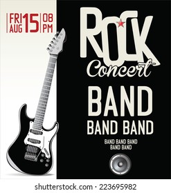 Rock concert poster