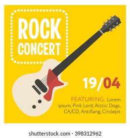 Rock concert poster