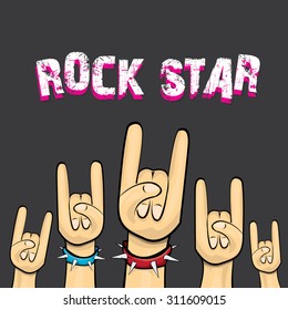 Rock concert poster design template. grunge or hard rock background