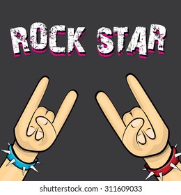 Rock concert poster design template. grunge or hard rock background