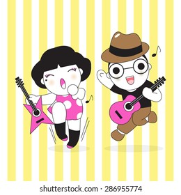 Rock Couple illustration