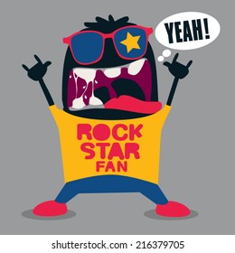 rock fan monster