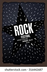 Rock festival. Poster