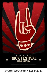 Rock festival. Poster