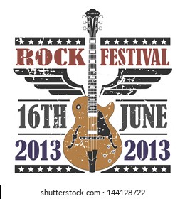 Rock Festival Stamp