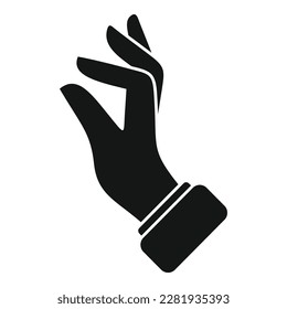 Rock gesture icon simple vector. Rock gesture. Touch pinch