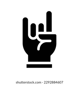 rock glyph icon illustration vector graphic