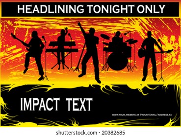 Rock Group Poster
