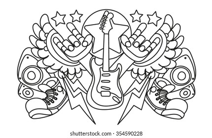 rock guitar