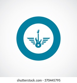 rock guitar Icon Vector