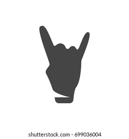 Rock hand icon