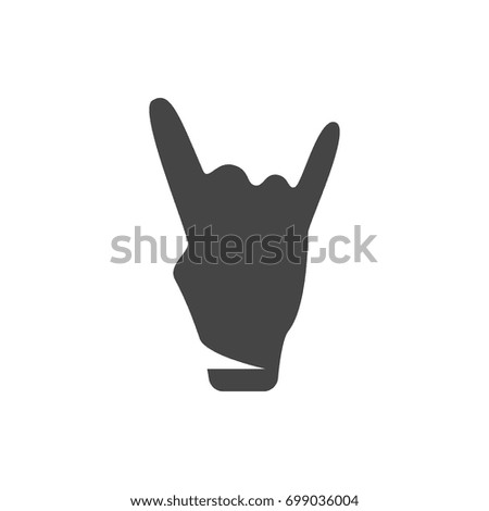 Rock hand icon