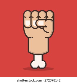 rock hand sign