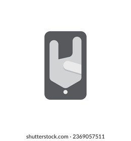 Rock Hand Vector Logo Design Inspirations. Rock On Concert Gig Hand Gesture Sign. Vector Flat Line Stroke Icon