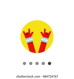 Rock hands icon