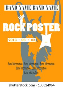 Rock Hands Poster for Concert/Events