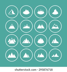 Rock icon set