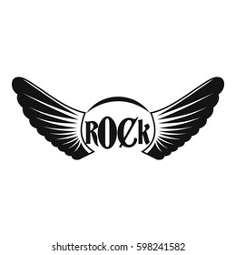 Rock icon. Simple illustration of rock vector icon for web