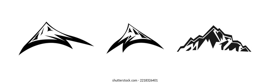 Rock icon. Vector illustration. Logo. 